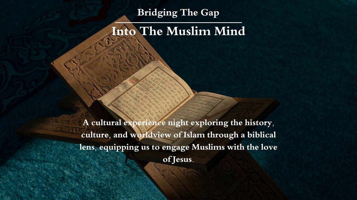 HFBC Event Artwork: Bridging the Gap: Into the Muslim Mind